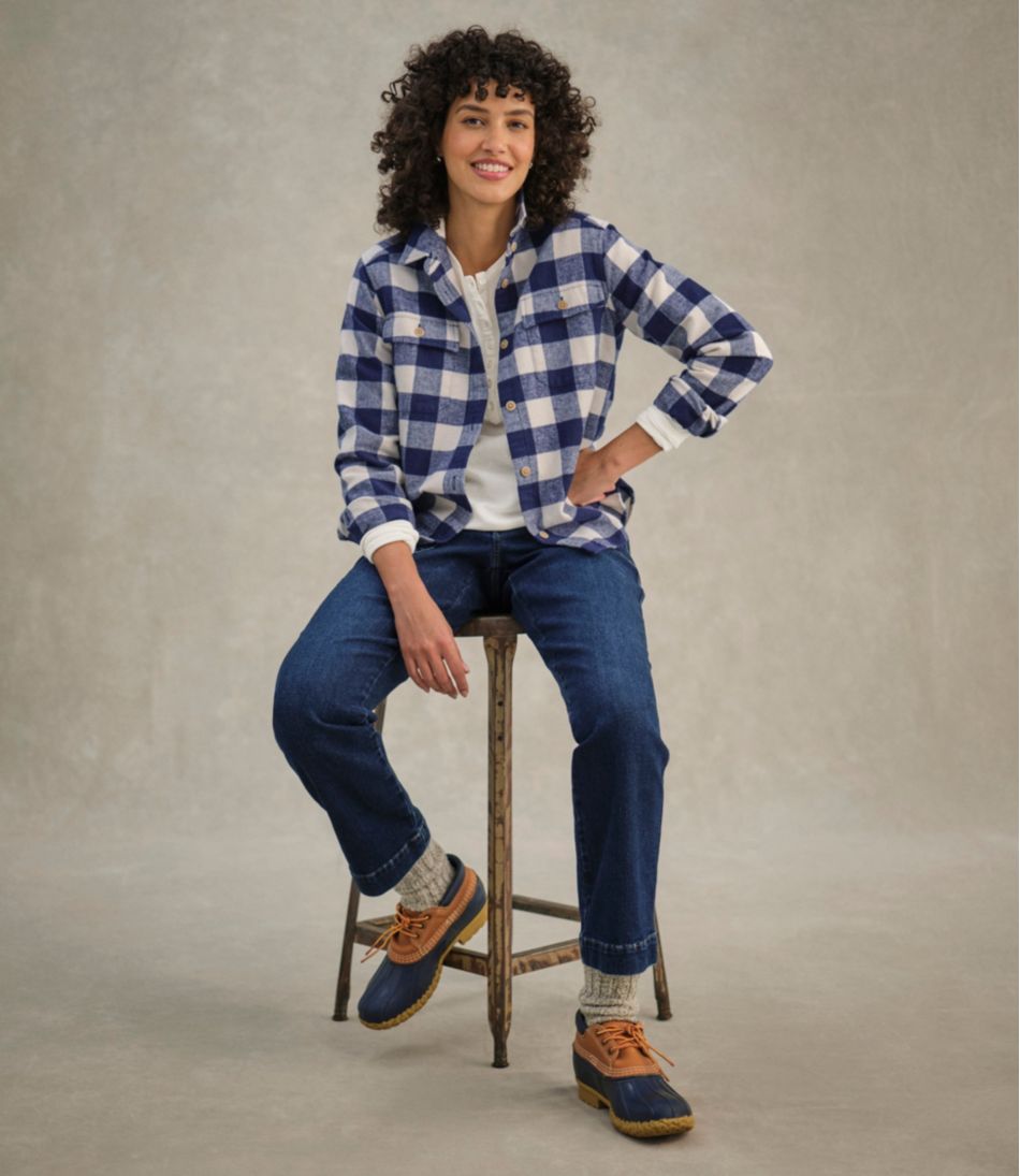 Women's 1912 Field Denim Pants, Mid-Rise Ankle Utility | L.L.Bean