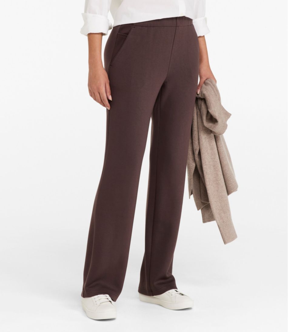 Women's CloudSoft Pants, Mid-Rise Straight-Leg | L.L.Bean