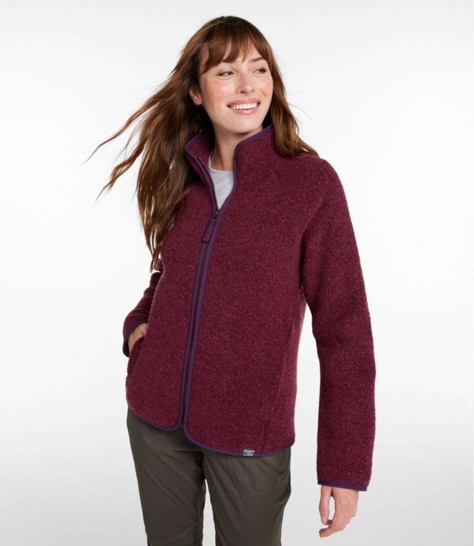 Women's All Season Wool Fleece Full-Zip Jacket | L.L.Bean