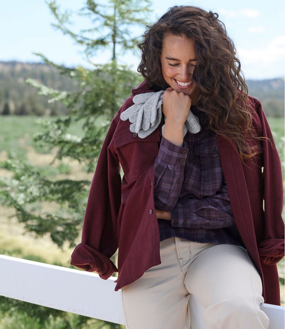 Women's Sunwashed Corduroy Shirt | L.L.Bean