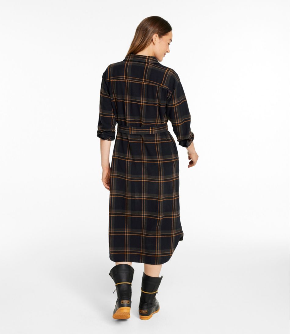 Women's Signature Camp Flannel Midi Dress | L.L.Bean