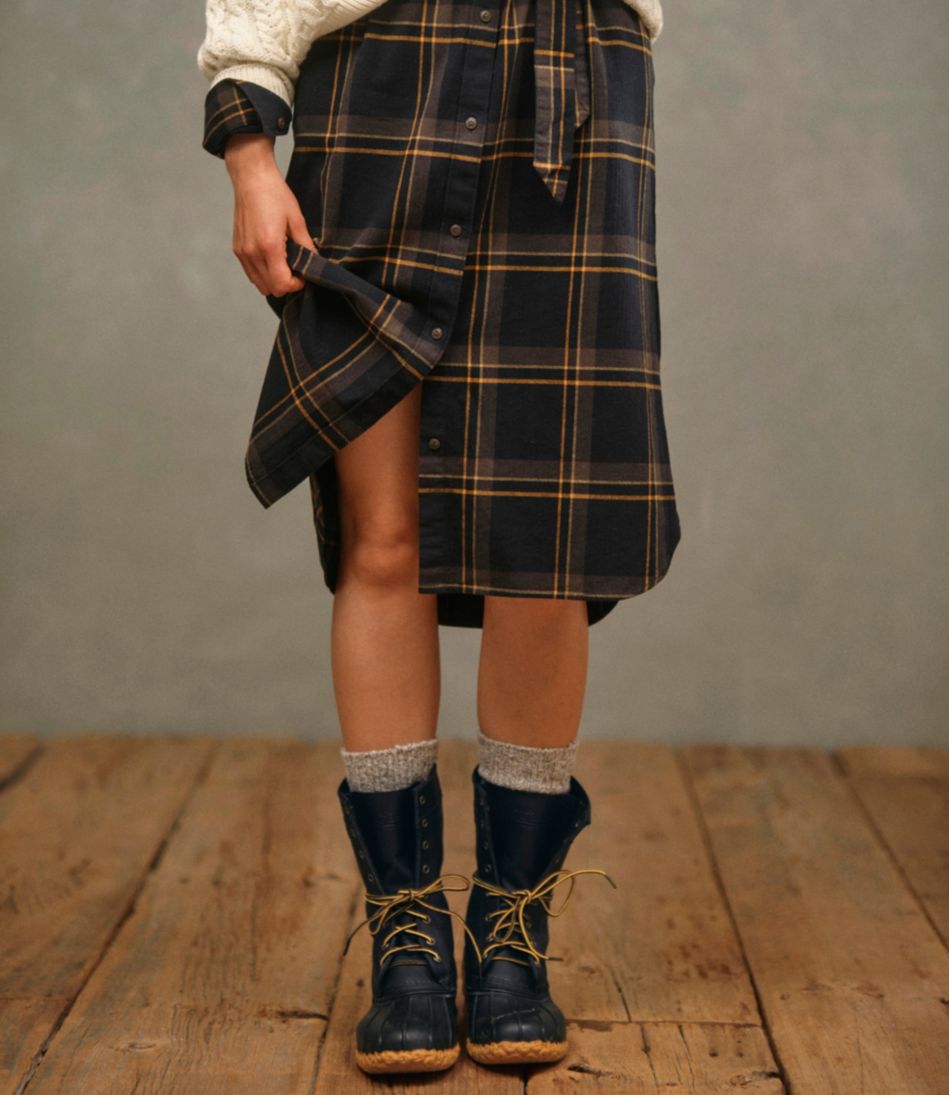 Women's Signature Camp Flannel Midi Dress | L.L.Bean