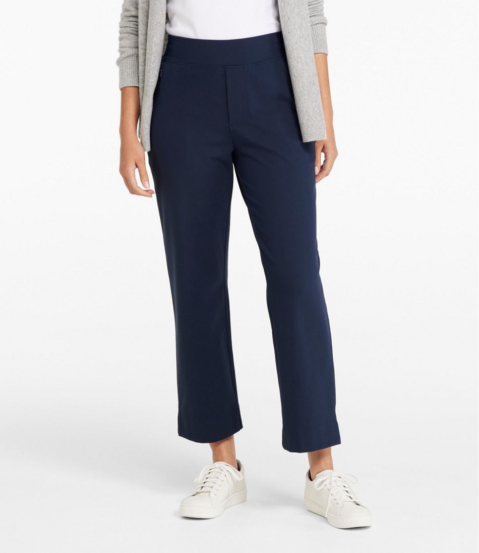 Women's Go-Anywhere Pants, High-Rise Straight-Leg Ankle | L.L.Bean