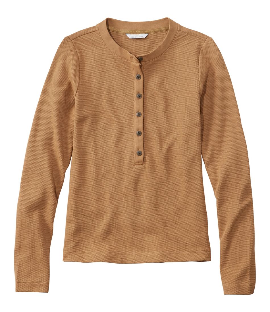 Women's Signature Premium Thermal Tops, Long-Sleeve Henley Shirt | L.L.Bean