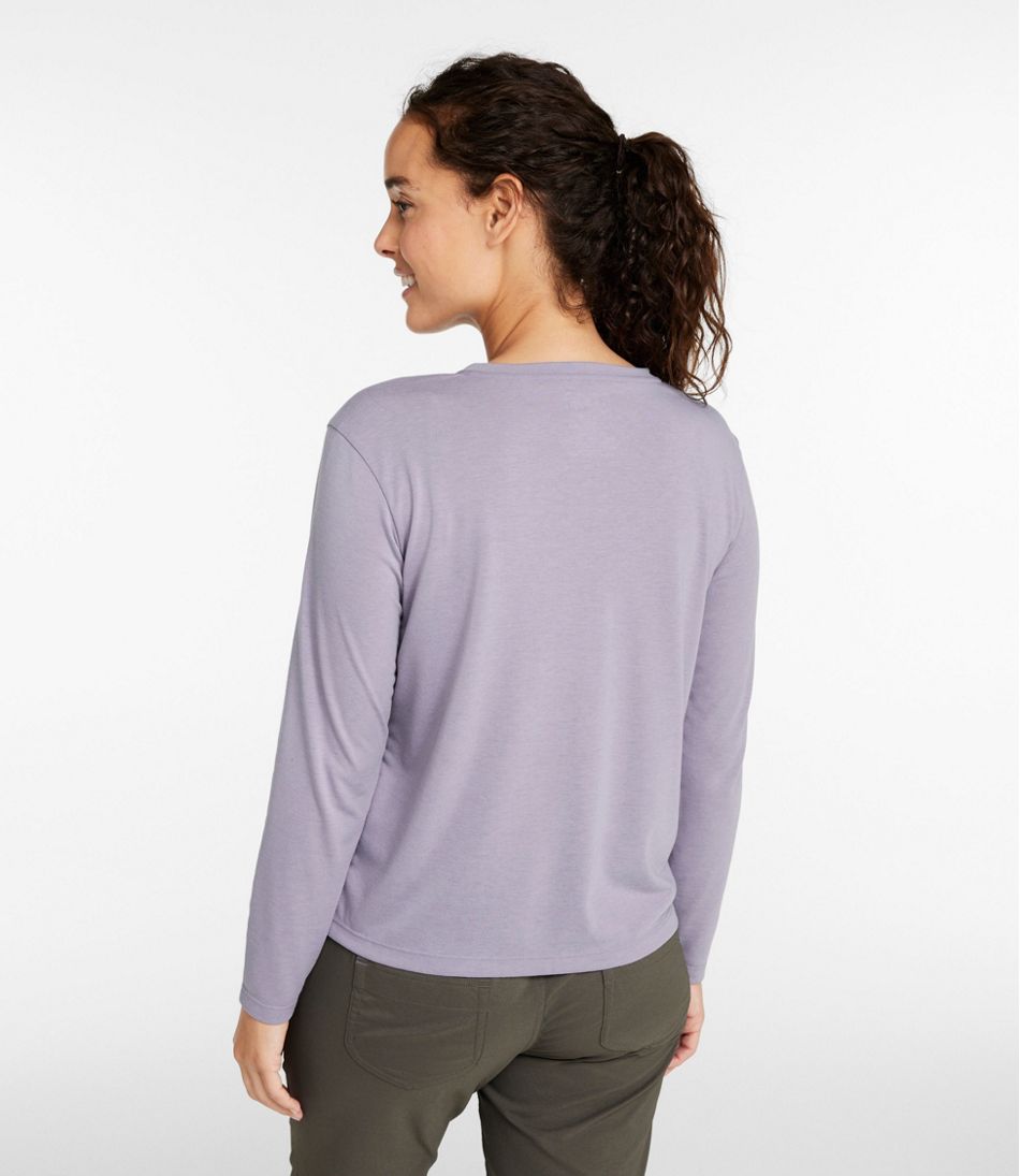 Women's Vista Camp V-Neck Pocket Tee, Long-Sleeve | L.L.Bean
