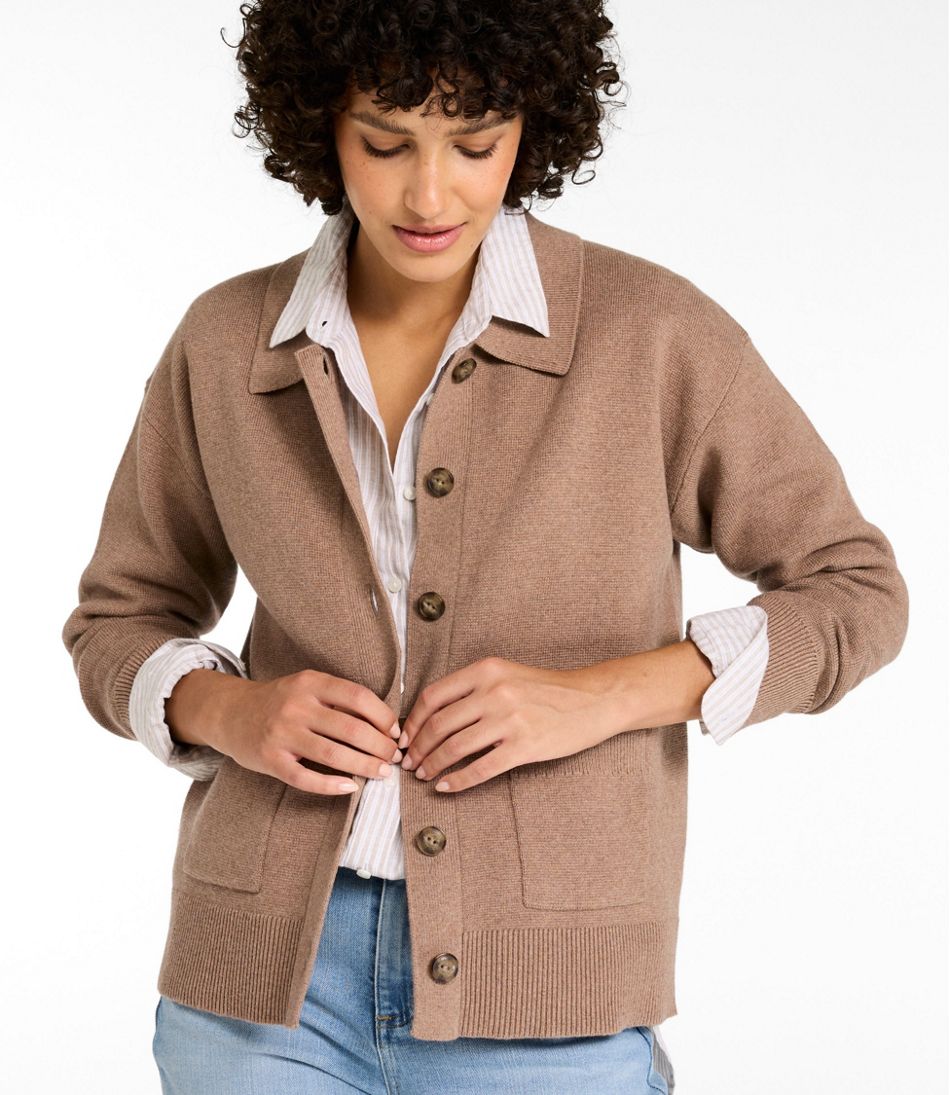Women's Wicked Soft Cotton/Cashmere Cardigan | L.L.Bean