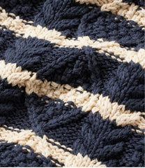 Women's Signature Cotton Fisherman Sweater, Crewneck Stripe | L.L.Bean