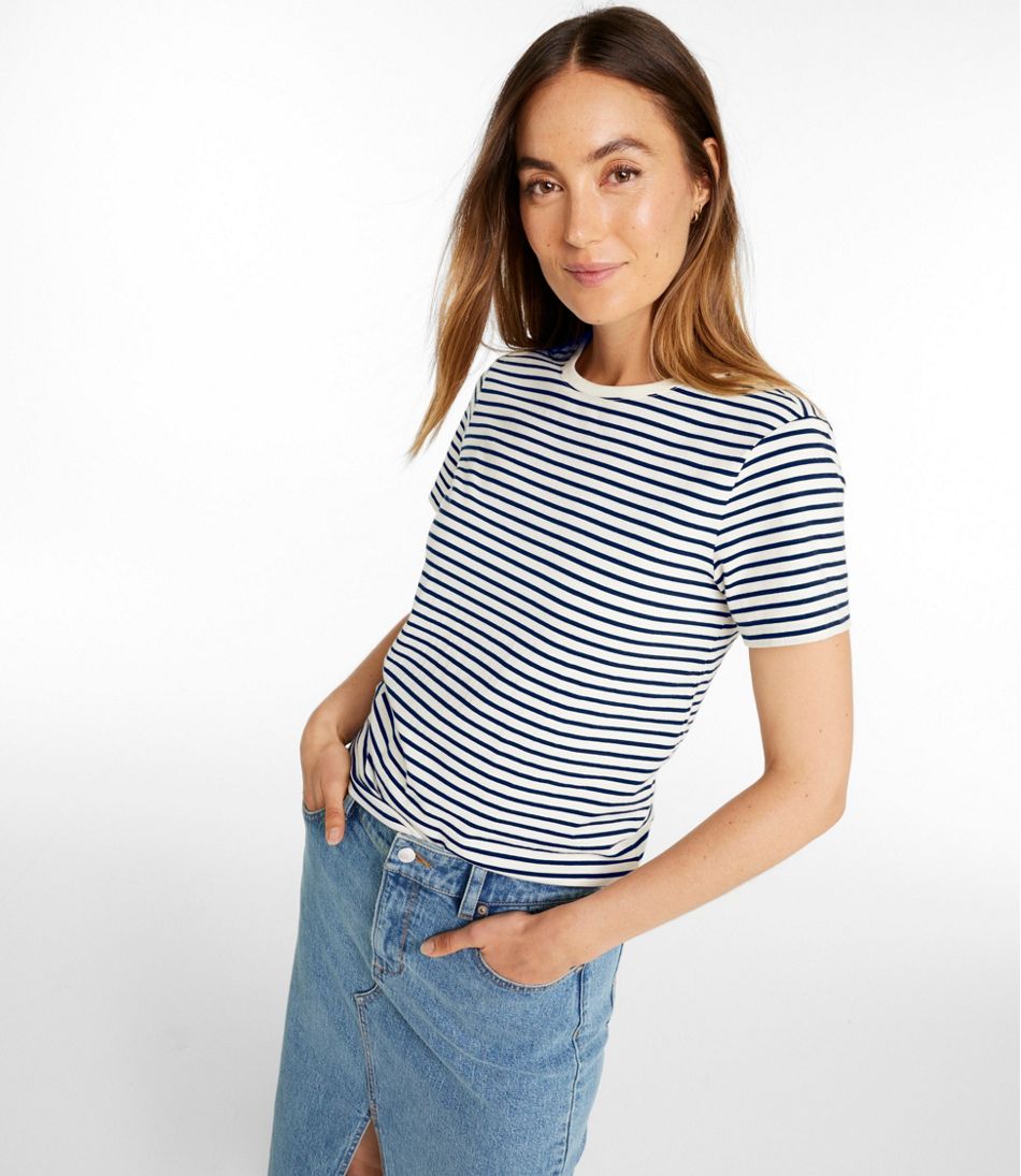 Women's Signature Premium Essential Tee, Short-Sleeve Novelty | L.L.Bean