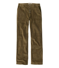Women's Signature Utility Corduroy Pants, Mid-Rise Straight-Leg | L.L.Bean