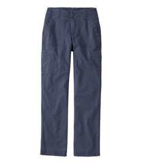 Women's 207 Vintage Cotton Canvas Pants, Mid-Rise Straight-Leg Cargo Lined | L.L.Bean