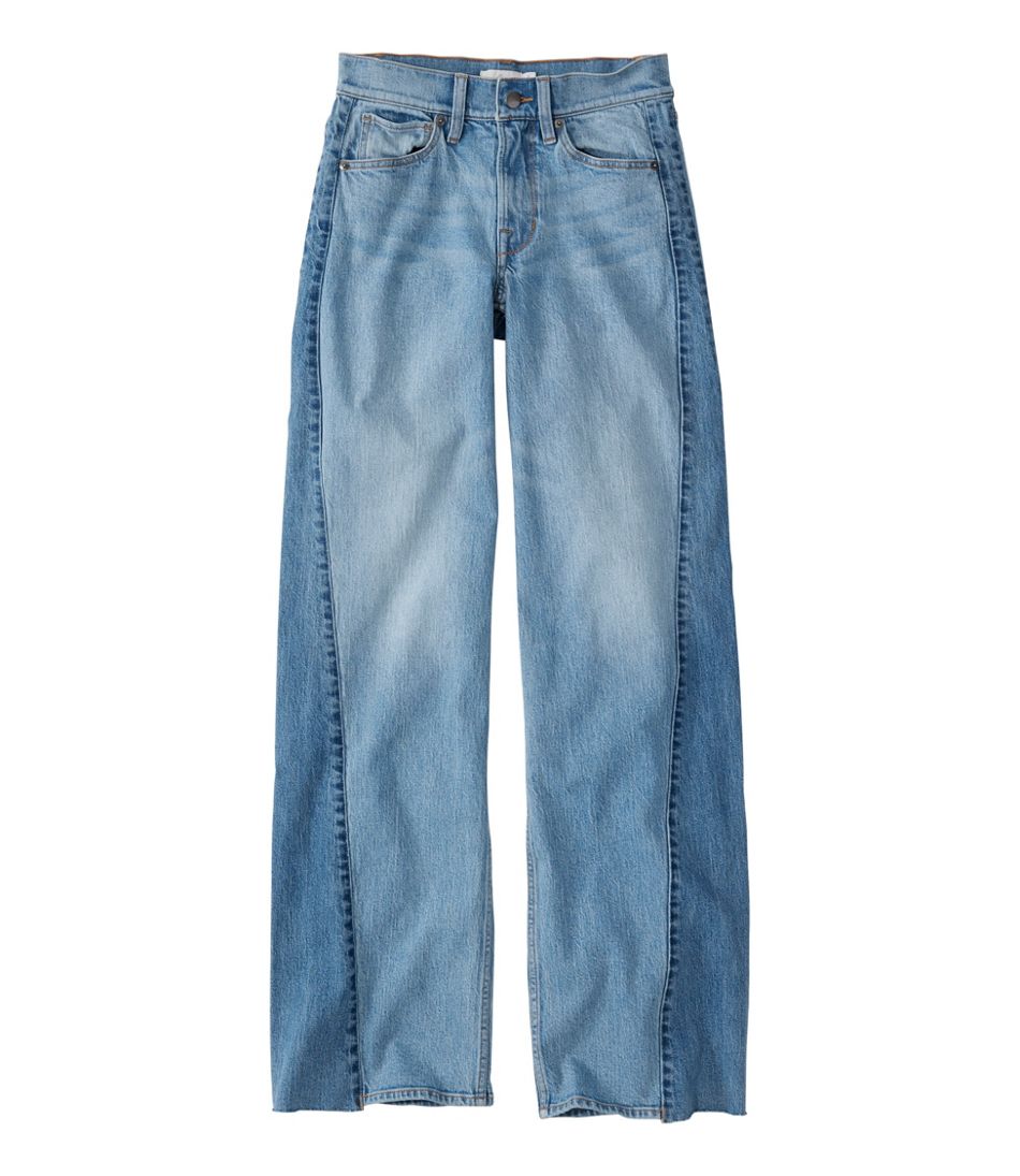 Women's Signature 1912 Premium Jeans, High-Rise Relaxed Wide-Leg | L.L.Bean