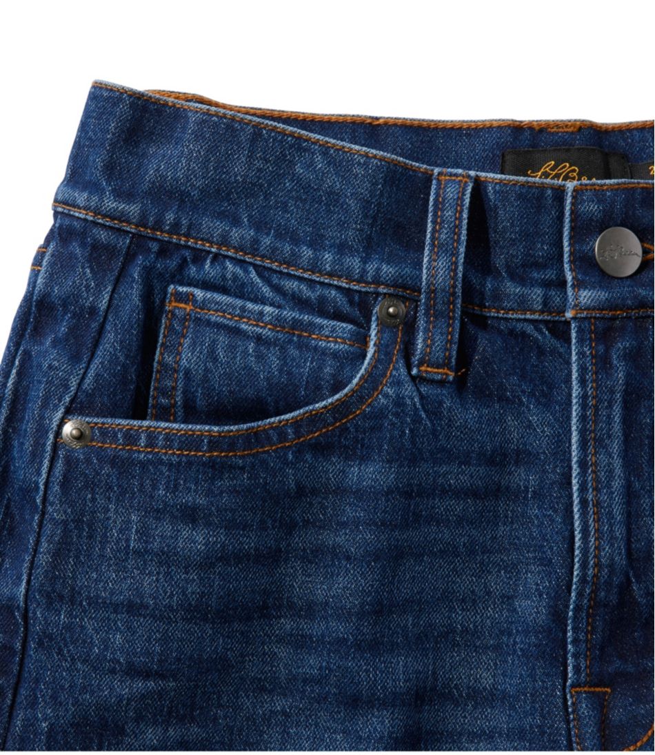 Women's Signature 1912 Premium Jeans, High-Rise Relaxed Wide-Leg | L.L.Bean