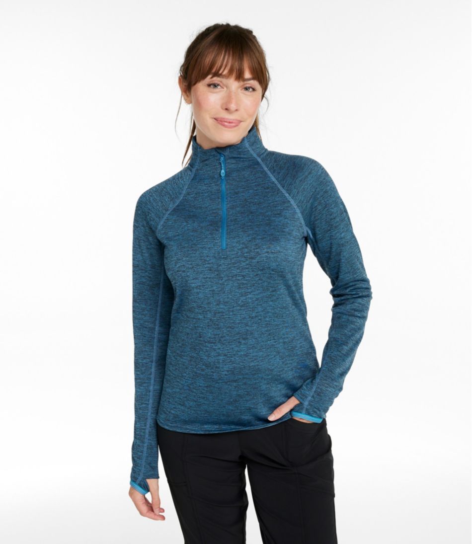 Women's Primaloft ThermaStretch Fleece 1/4 Zip Pullover | L.L.Bean