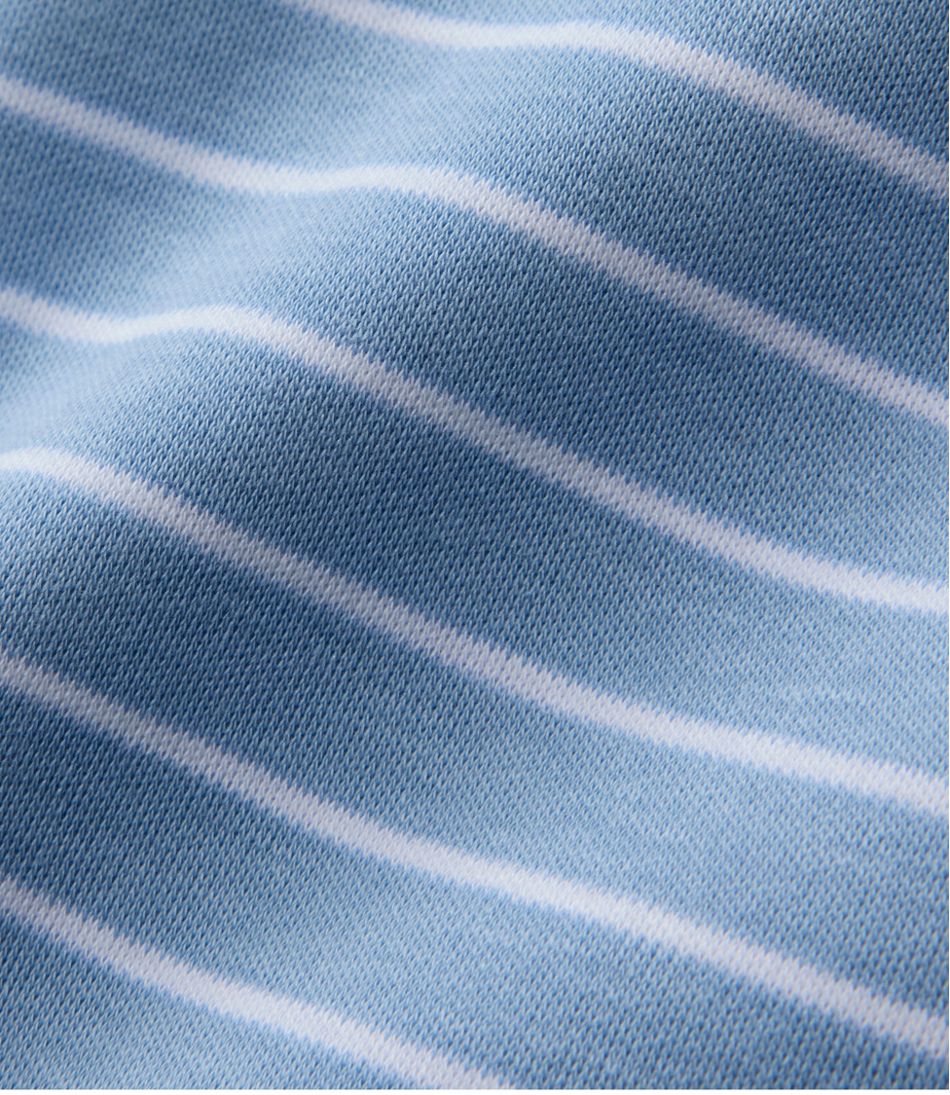 Women's Pima Cotton Tee, Long-Sleeve Crewneck Cardigan Stripe | L.L.Bean