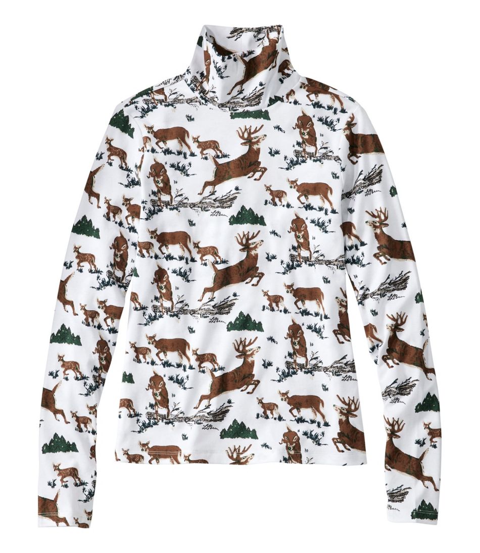 Women's Signature Lightweight Cotton Turtleneck, Novelty | L.L.Bean