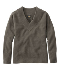 Women's Signature Premium Essential Cashmere Sweater, Relaxed V-Neck | L.L.Bean