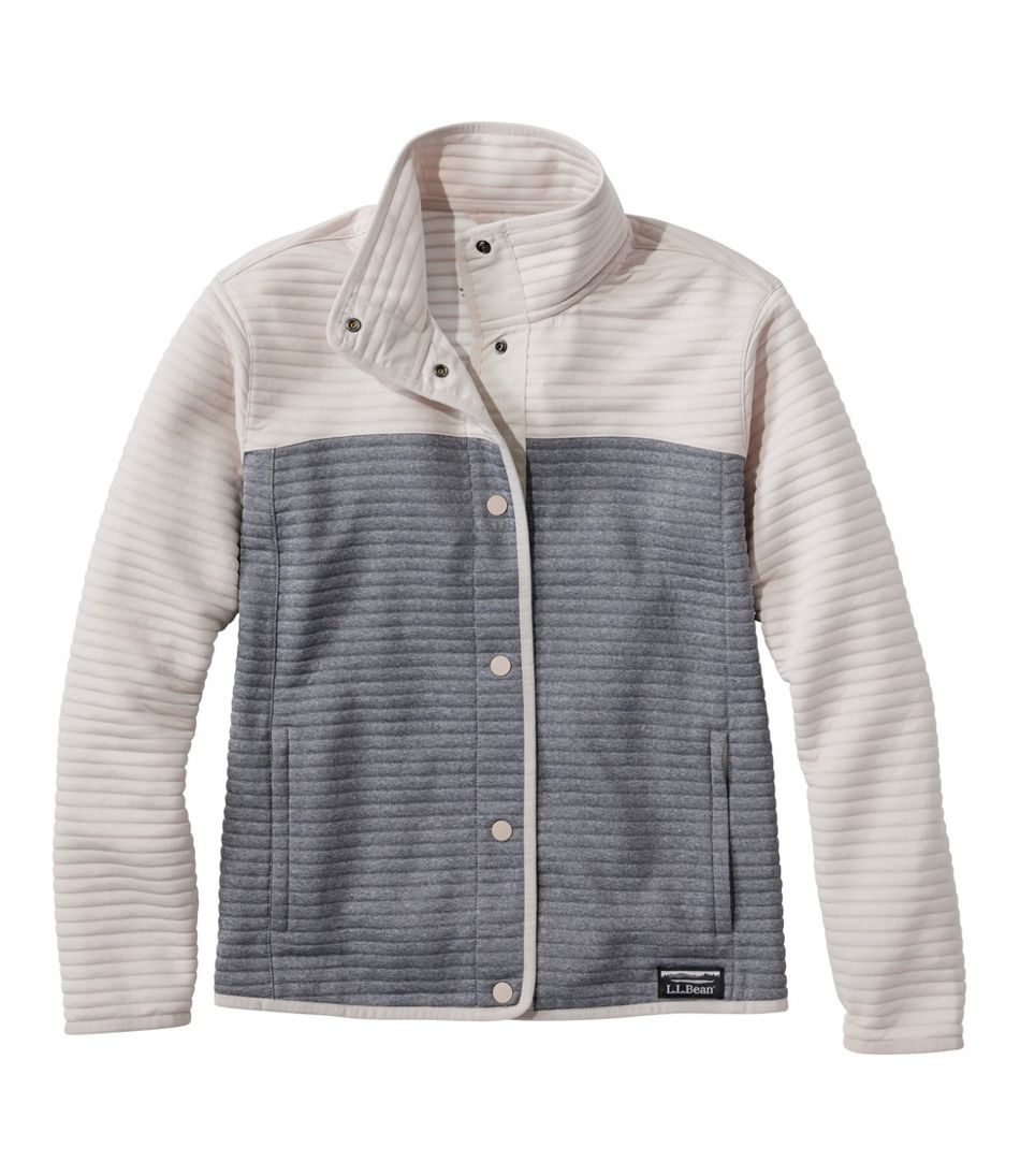 Women's Airlight Snap Front Jacket, Colorblock | L.L.Bean