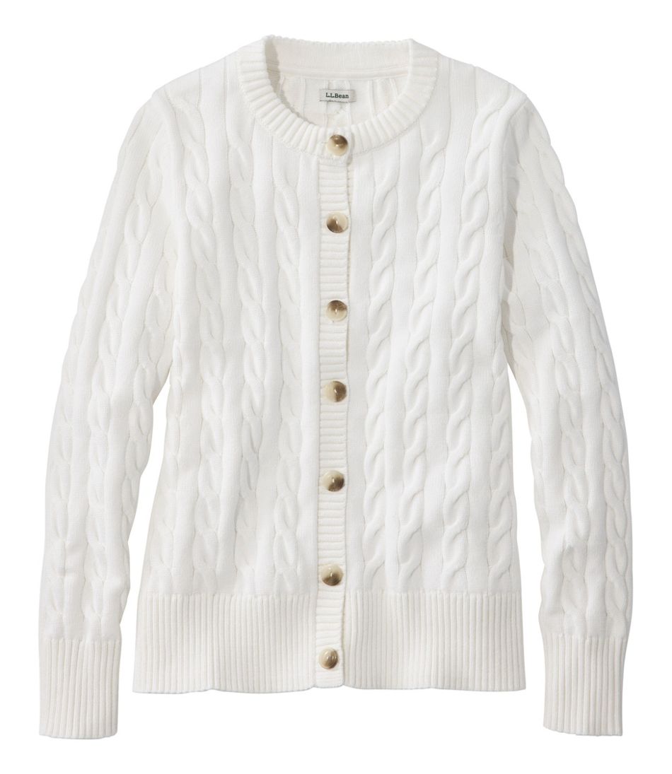 Women's The Original Double L® Sweater, Cable Cardigan | L.L.Bean