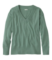 Women's Cotton/Cashmere Sweater, V-Neck | L.L.Bean