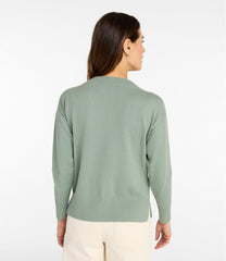 Women's Cotton/Cashmere Sweater, V-Neck | L.L.Bean