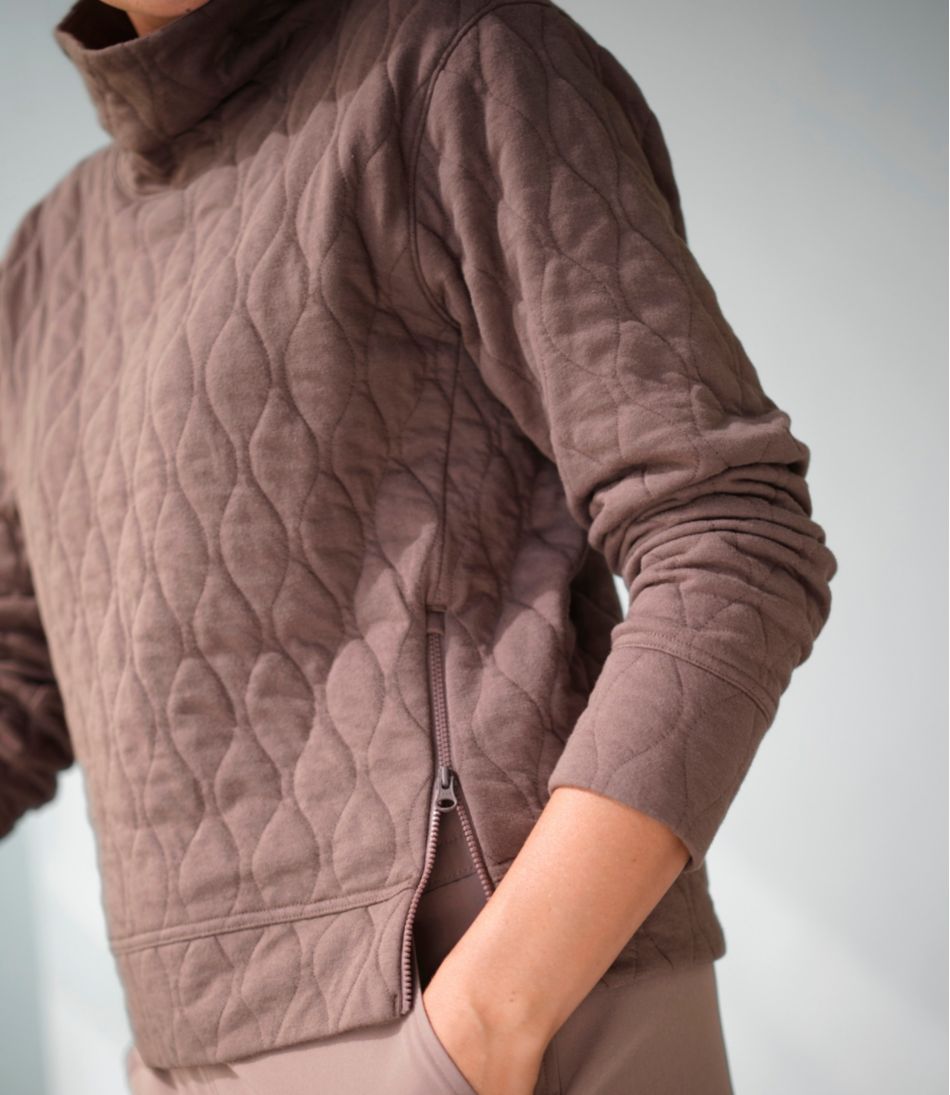 Women's VentureSoft Quilted Funnelneck Pullover | L.L.Bean