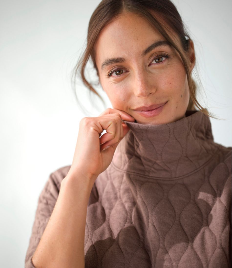 Women's VentureSoft Quilted Funnelneck Pullover | L.L.Bean