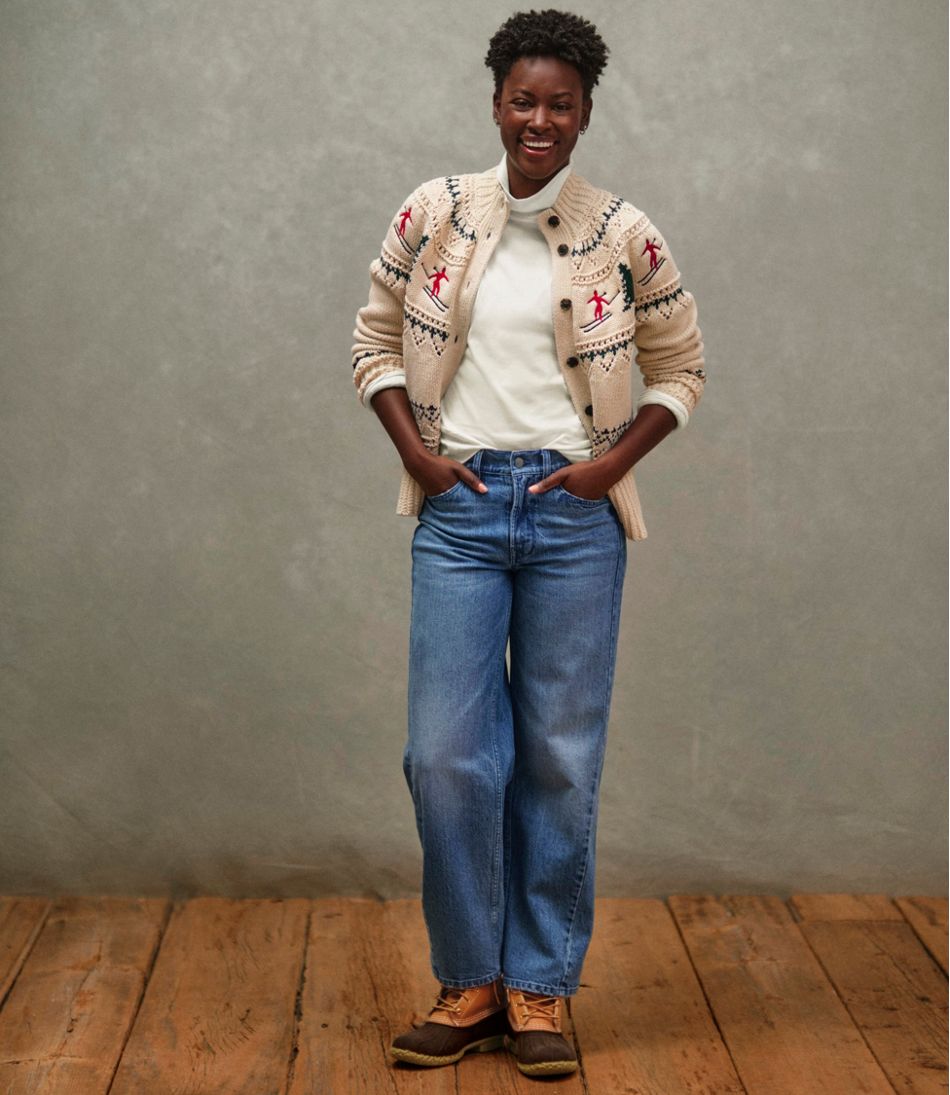 Women's Signature 1912 Premium Jeans, High-Rise Barrel Ankle | L.L.Bean