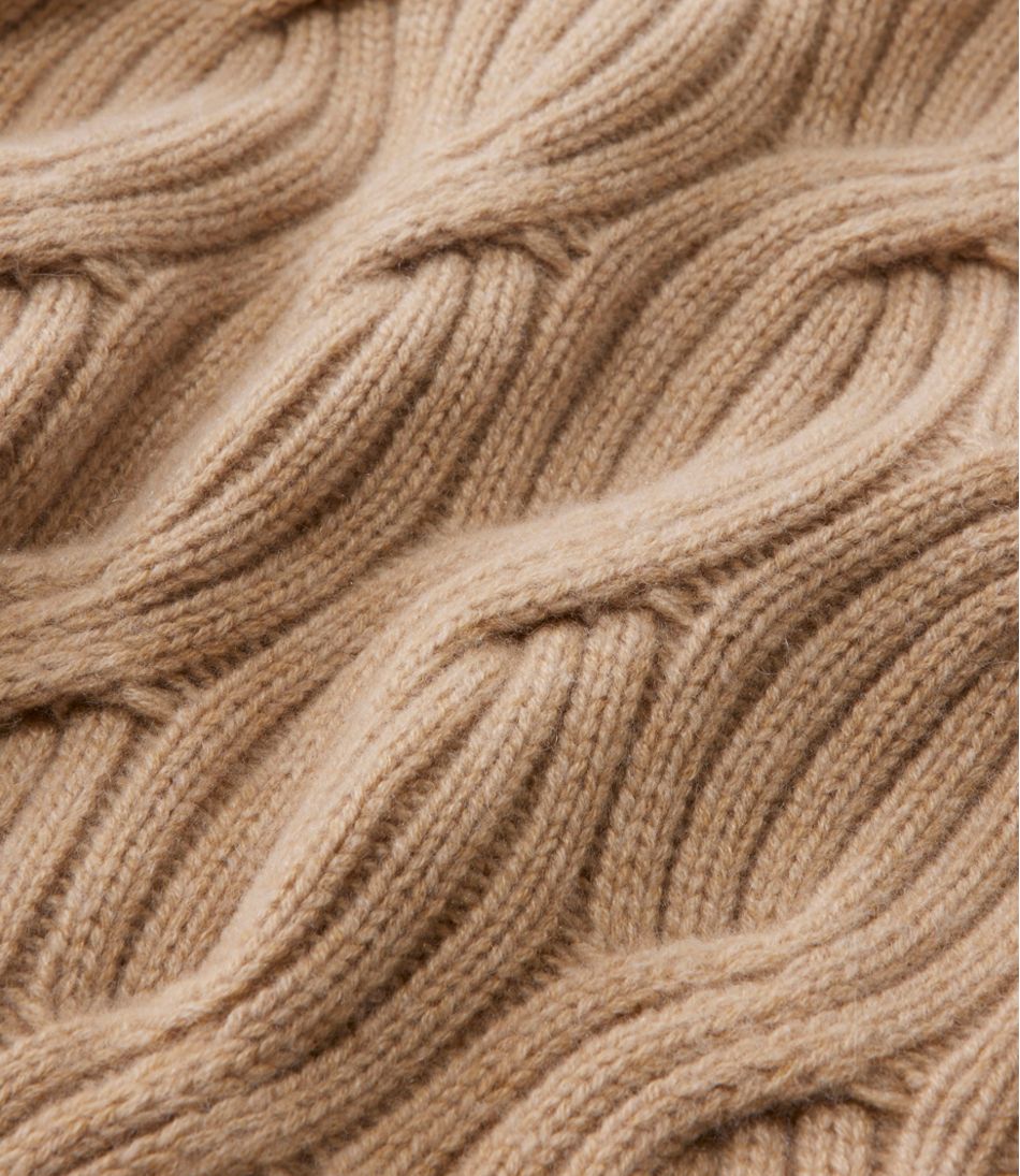 Women's Signature Premium Cashmere Cable Sweater, Crewneck | L.L.Bean