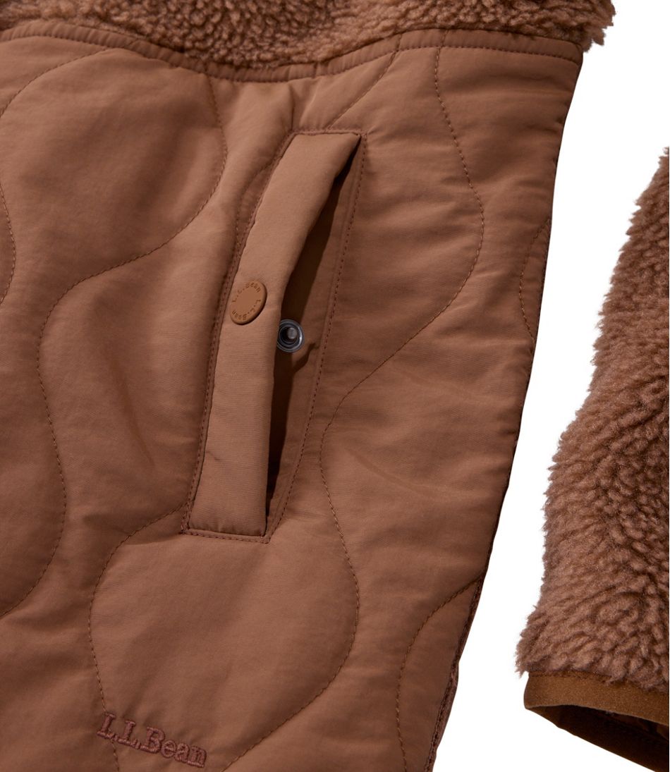 Women's Bean's Mixed Media Sherpa Fleece Jacket | L.L.Bean