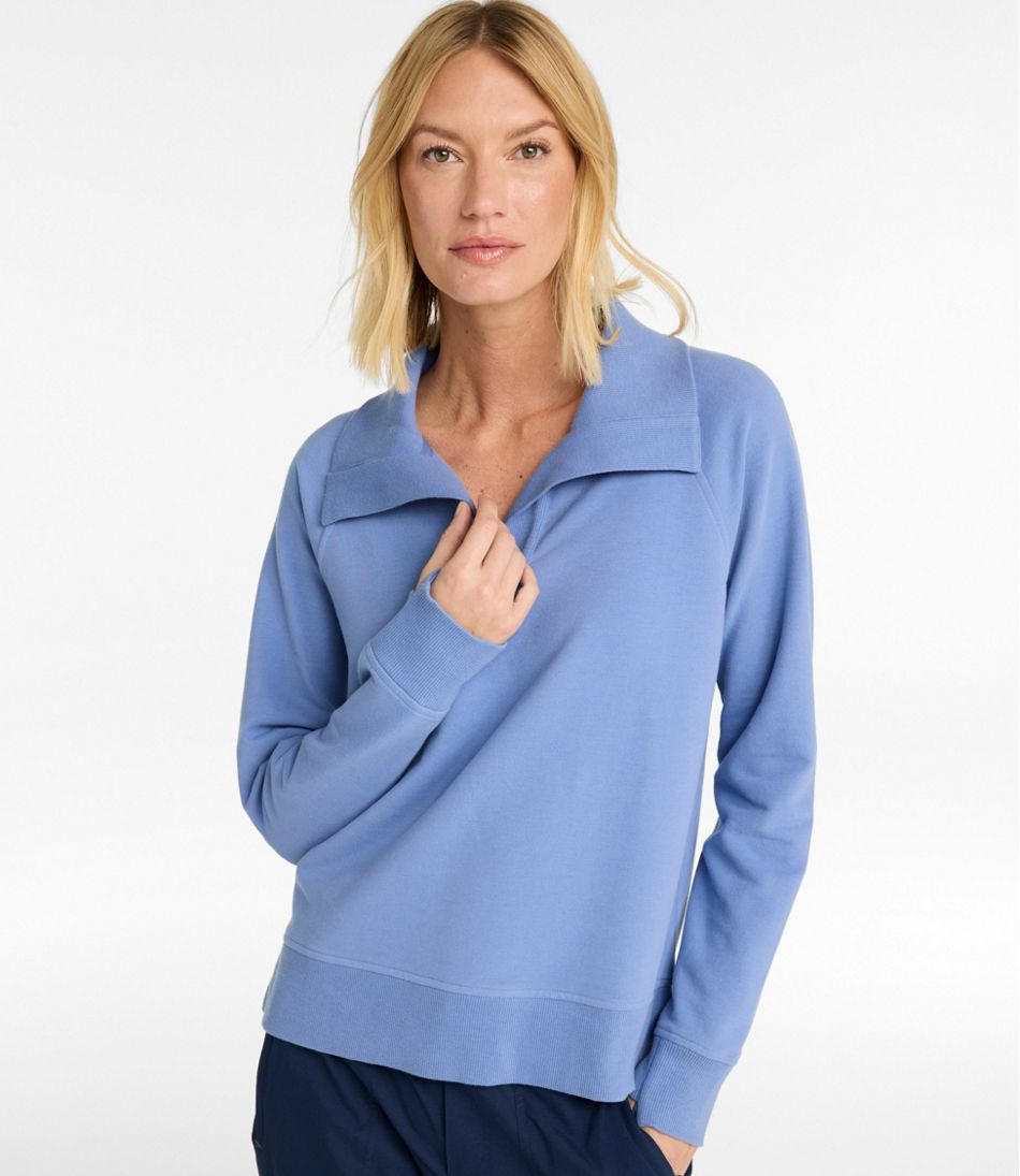 Women's Bean's Cozy Splitneck Pullover Sweatshirt | L.L.Bean