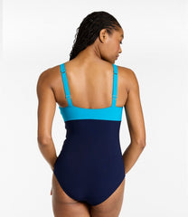 Women's Shaping Sweetheart Tanksuit, Colorblock | L.L.Bean