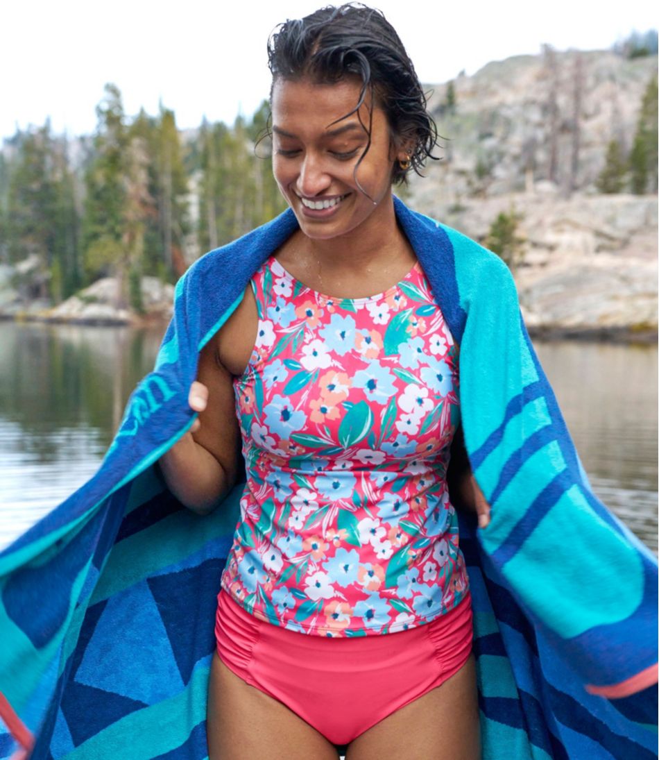Women's BeanSport Highneck Tankini Top, Print | L.L.Bean