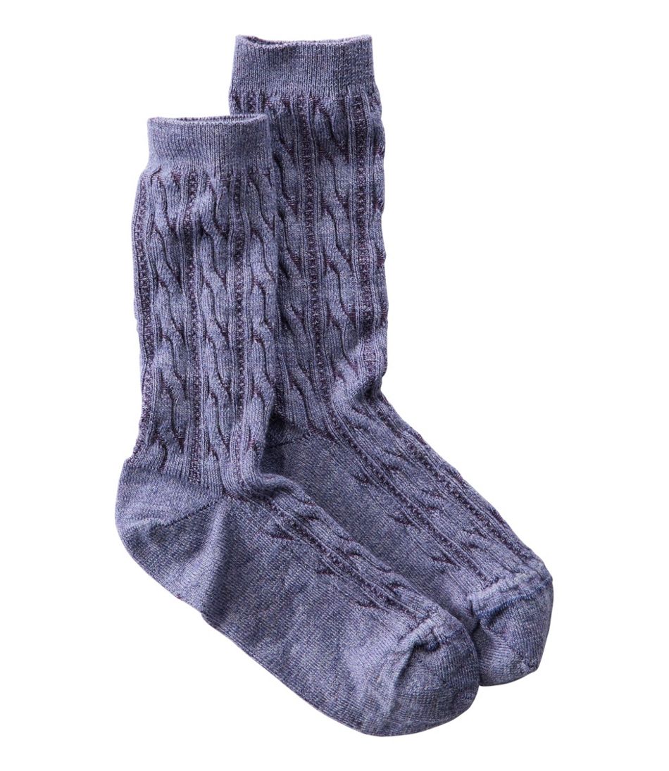 Women's Smartwool Everyday Cable Crew Socks | L.L.Bean