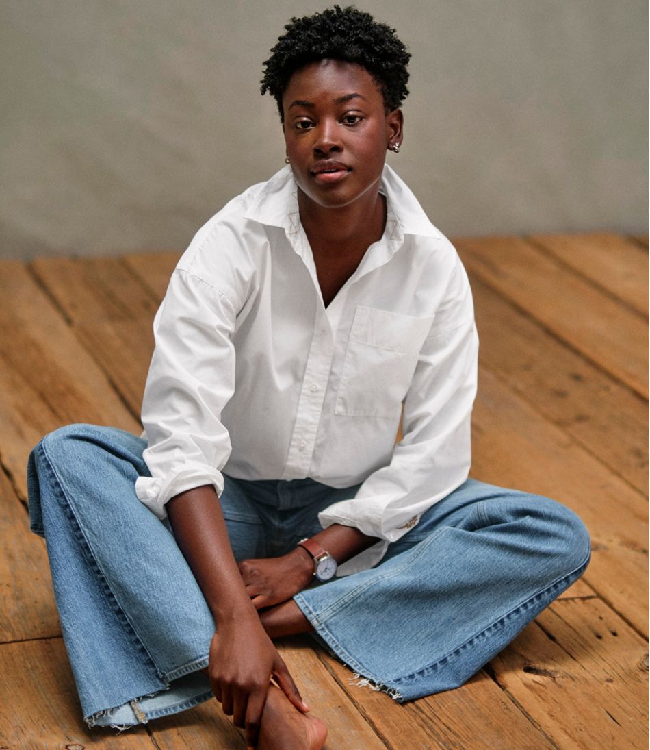 Women's Signature Premium Essential Poplin Shirt, Long-Sleeve | L.L.Bean