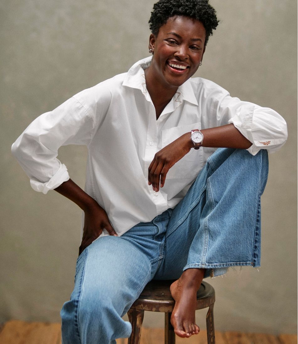Women's Signature Premium Essential Poplin Shirt, Long-Sleeve | L.L.Bean