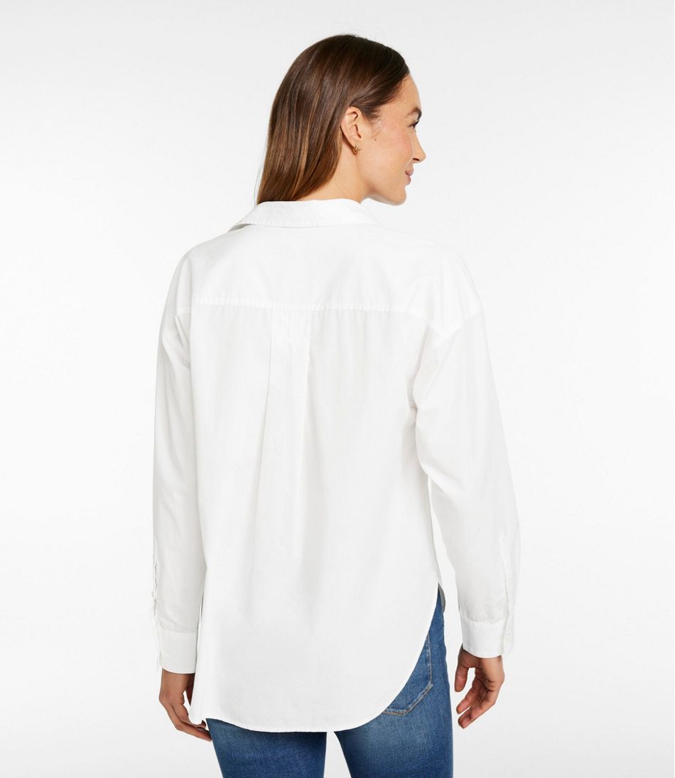 Women's Signature Premium Essential Poplin Shirt, Long-Sleeve | L.L.Bean