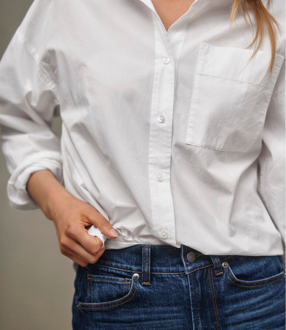 Women's Signature Premium Essential Poplin Shirt, Long-Sleeve | L.L.Bean