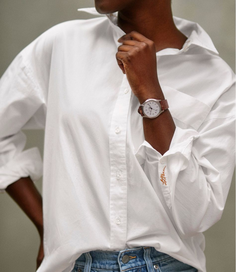 Women's Signature Premium Essential Poplin Shirt, Long-Sleeve | L.L.Bean