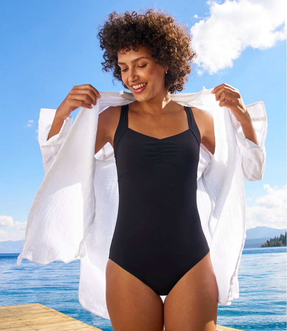 Women's Shaping Sweetheart Tanksuit | L.L.Bean