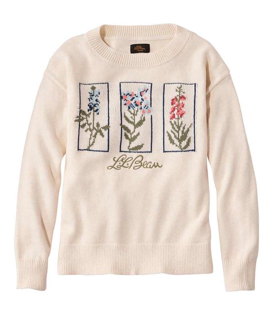 Oatmeal Heather Floral,X-Small