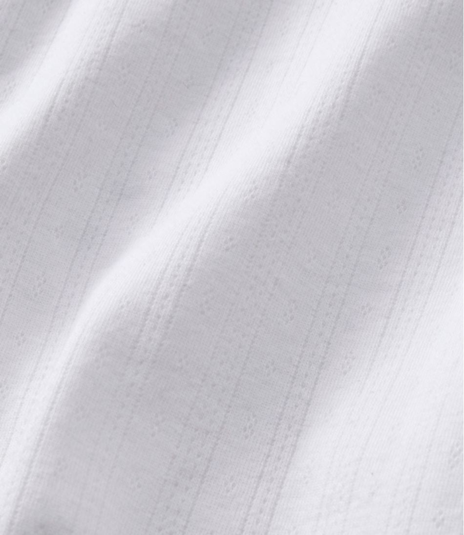 Women's Signature Premium Essential Pointelle Tee, Elbow-Sleeve Scoopneck | L.L.Bean