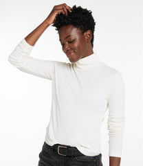 Women's Signature Lightweight Cotton Turtleneck | L.L.Bean