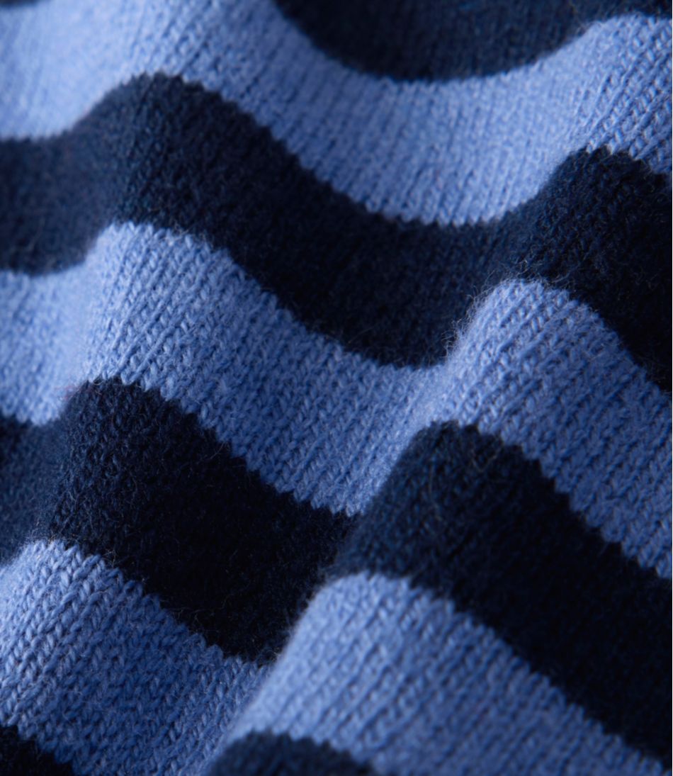 Women's Cotton/Cashmere Knit Triangle Scarf, Striped | L.L.Bean