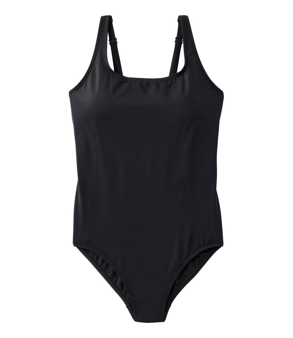 Women's Coastal Essential Swimwear, Scoop Tanksuit | L.L.Bean