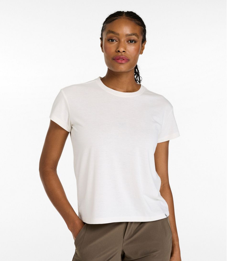Women's Mountainside Crewneck Tee, Short-Sleeve | L.L.Bean