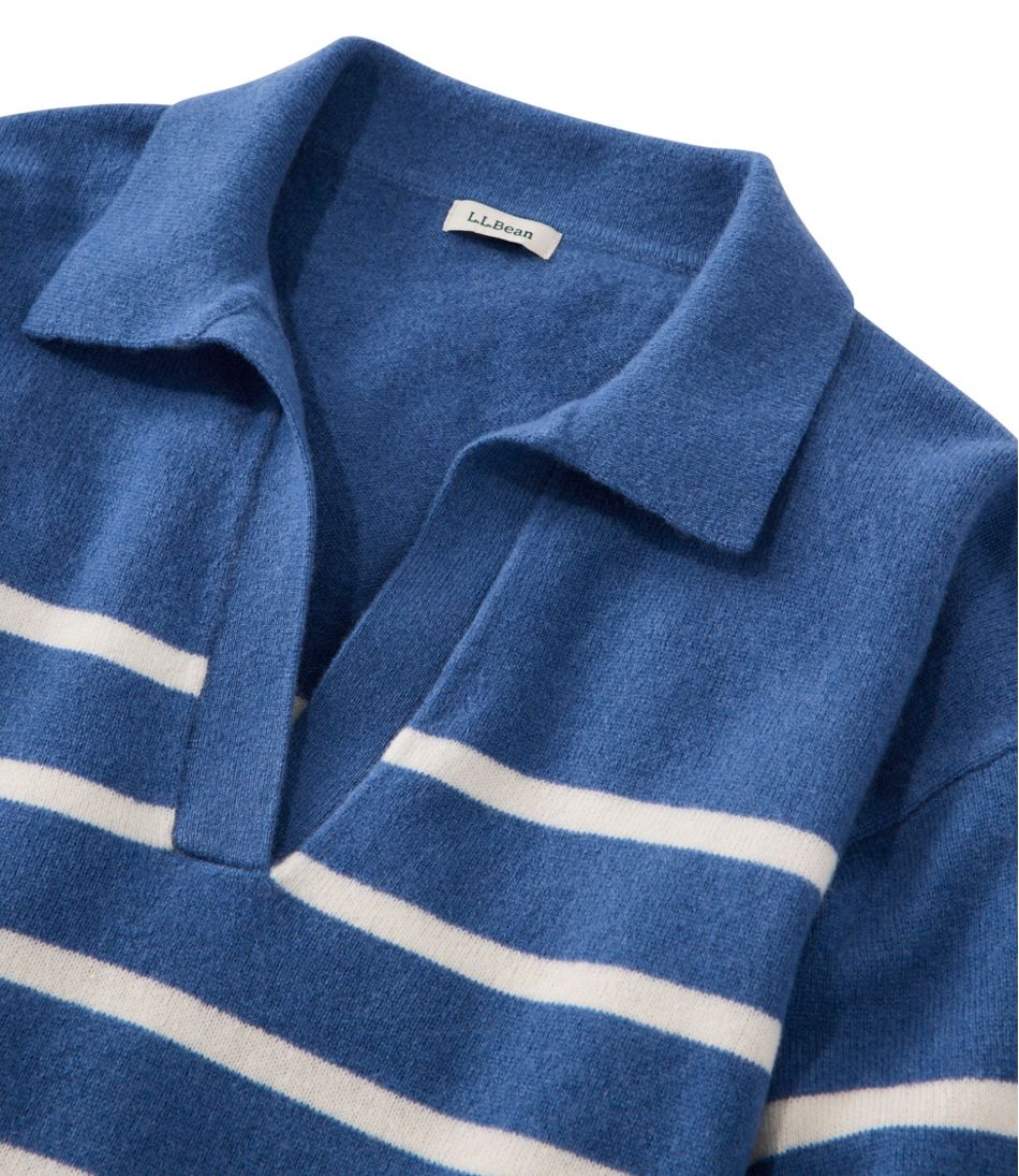 Women's Classic Cashmere Sweater, Relaxed Polo | L.L.Bean