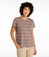 Women's Mountainside Crewneck Tee, Short-Sleeve Stripe | L.L.Bean