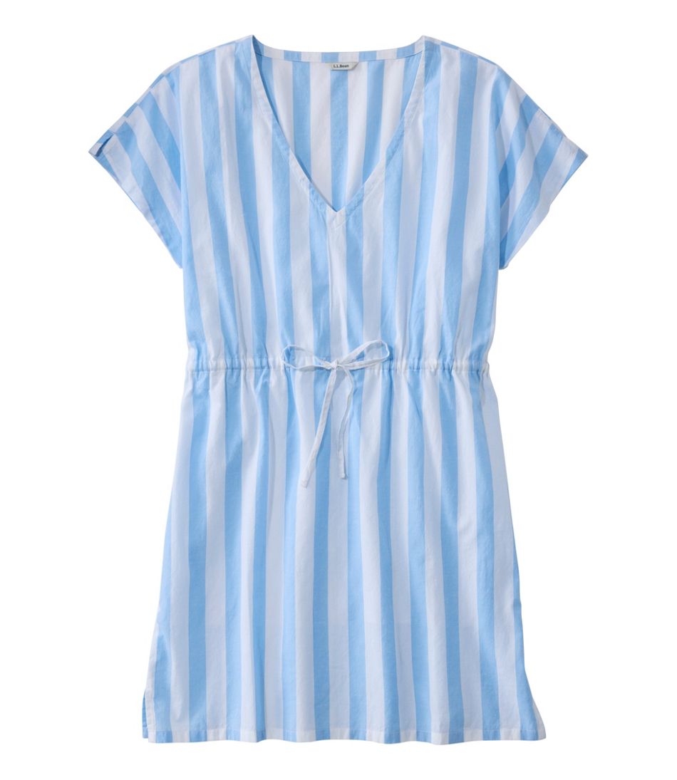Women's Coastal Cotton Cover-Up Caftan, Print | L.L.Bean