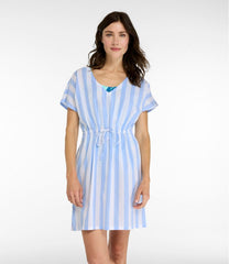 Women's Coastal Cotton Cover-Up Caftan, Print | L.L.Bean