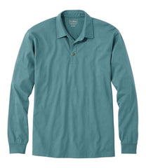 Men's Carefree Unshrinkable Polo, Long-Sleeve, Without Pocket | L.L.Bean
